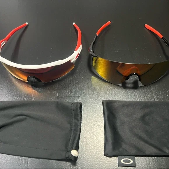 Oakley Red and White Sports Sunglasses; buy one for $50 or both for $90 - Picture 4 of 4